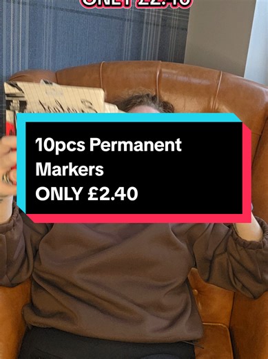 Affordable 10pcs Permanent Markers for Only £2.40