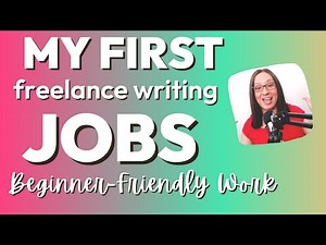 Beginner Freelance Writing Jobs to See | the first freelance writing work I did as a beginner