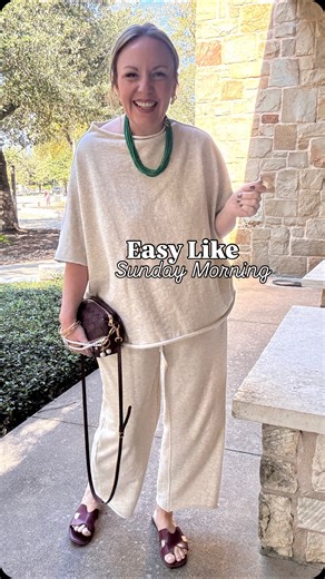 The wind was a paid actor lol💨 say SHOP for a link to my easy Sunday fit… 👉 Hi, I’m Kelli, a petite, curvy size 8/10, 49 year old wife & mama from Austin, Texas, and your internet BFF! If you love budget-friendly fashion that looks luxe, with a side of real life & lots of laughs, you’re in the right place. 🔔 Follow for more stylish steals, daily fun, and outfit inspo you don’t want to miss! midsize ootd / affordable fashion / walmart target amazon old navy style / petite curvy size 8 10 / ove