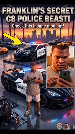 GTA5: Secret Police Car! cheat 🚔