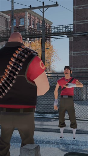 [TF2/SFM] scout tells a joke to heavy #tf2 #sfm