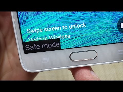 Samsung Galaxy Note 4 How to enable or disable SAFE MODE / Enter or Exit Safemode / Turn ON or OFF