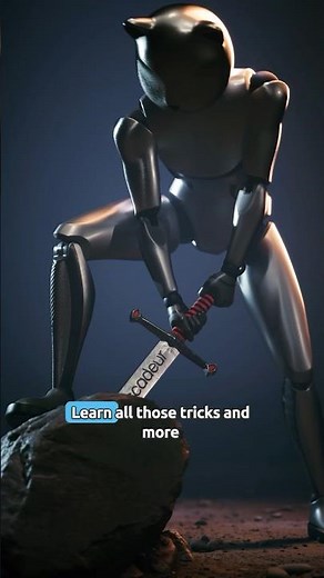 How to Animate a Double Handed Sword in Cascadeur ⚔️ #3danimation #gamedev #tutorial