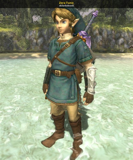 Zora Tunic Mod for The Legend of Zelda: Twilight Princess | LoZ:TP Mods