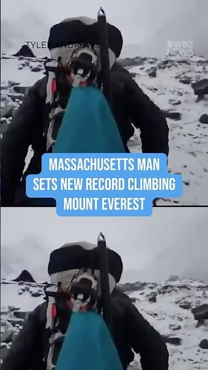 Massachusetts man sets new record climbing Mount Everest