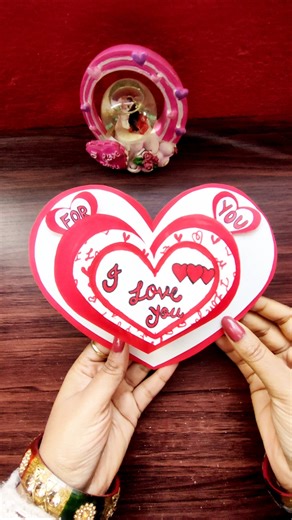 Easy DIY Pop-Up Love Card 💖 Idea 💕#shorts #diy #trending #shortsfeed #youtubeshorts #viral #craft
