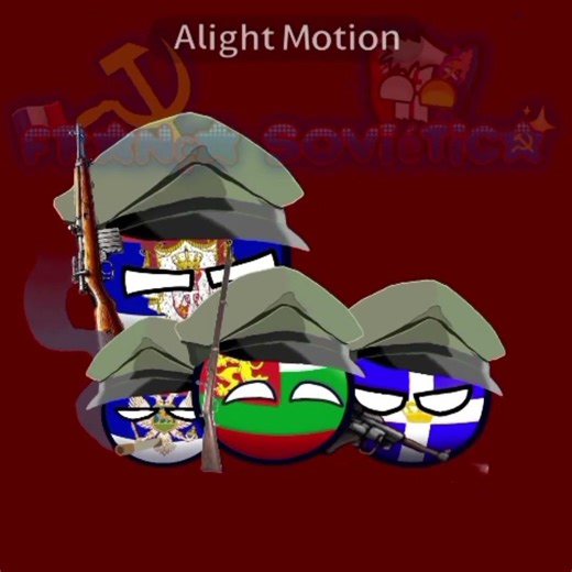 Balkan League Fashion Show [cw:‪@Marechal_FSA_edits‬] || #countryballs #animation