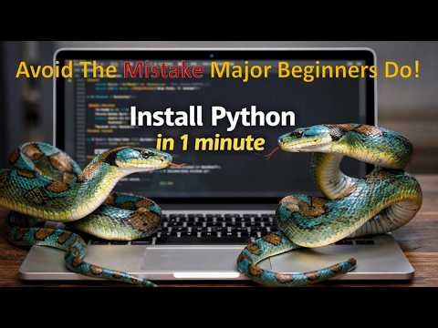 Install Python and Jupyter Notebook in just one minute
