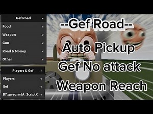 [NEW]🚂Script Roblox Hack Gef Road | Auto Pickup - Gef No Attack - Weapon Reach | 🔥OP