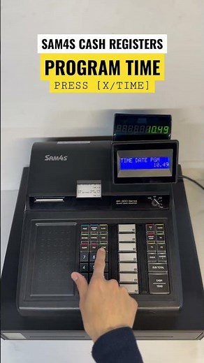 Program Time | SAM4s ER-900 Series Cash Registers