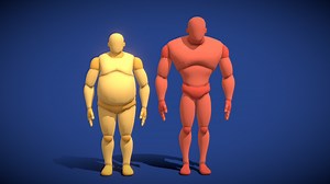 Base Mesh Pack - Morph Humanoid Mannequins - 3D model by PolyOne Studio (@polyone)