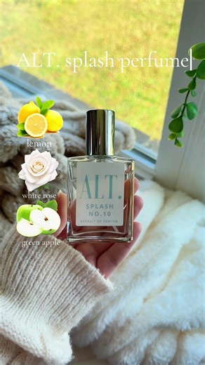 ALT. Splash Extrait de Parfum 🍋🍏 lemon and green apple softened by white rose — crisp, bright, and clean with a fresh, uplifting feel ✨ #altsplashperfume #citrusperfume #fruityperfume #altfragrances #fragrancetok