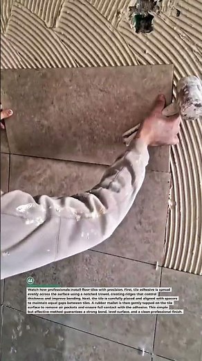 Perfect Tile Installation Technique Pros Use #tiling #construction #buildertools