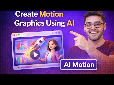 How to Create Motion Graphics Using AI (2026 Guide)