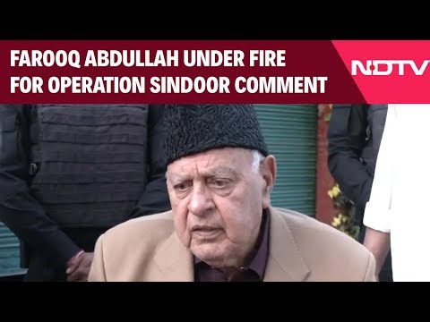 Farooq Abdullah News | Farooq Abdullah Under Fire For Operation Sindoor Comment