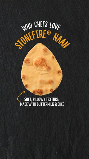 Stonefire® Naan and Flatbreads deliver soft, pillowy texture and authentic taste that outperforms pita, tortillas, and pizza crusts. Create wraps, dips, handhelds, and more. Request free samples today! | Stonefire Authentic Flatbreads