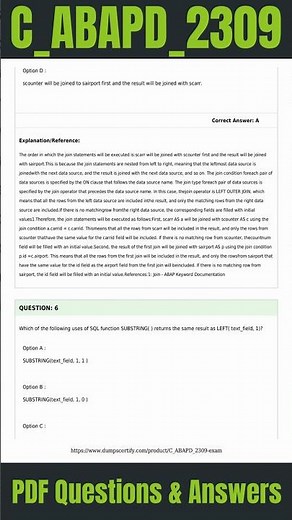C_ABAPD_2309 Exam Questions | SAP Certified Associate Back-End Developer - ABAP Cloud Practice Test