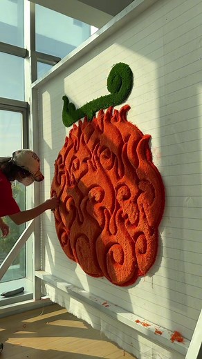Flame Fruit Rug Shaving DIY Project
