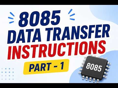 8085 Data Transfer Instructions (Part 1) | Easy Explanation | Polytechnic and Diploma Students