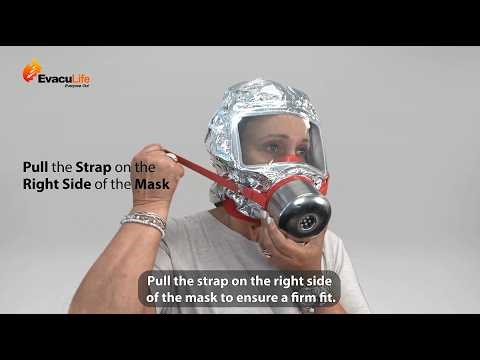 How to use the EvacuLife Emergency Fire Smoke Mask Escape Hood