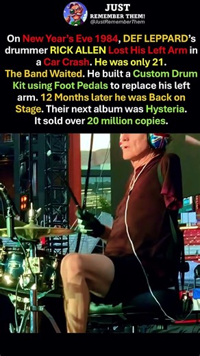 DEF LEPPARD’s Drummer Lost His Arm at 21 💔 The Band Waited 🥁 Then They Made HYSTERIA