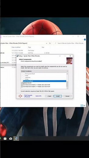 How to Install Spider-Man Miles Morales English pack #shorts