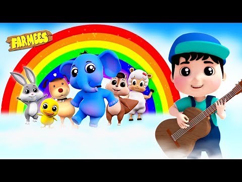 Rainbow Colors Song | Baby Songs & More Nursery Rhymes | Kids Cartoon Videos