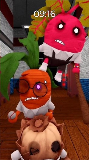 THE 3 VEGGITEERS JUMPSCARE in PIGGY!? #roblox #piggy #robloxpiggy #piggyroblox #shorts