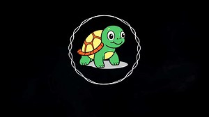 Cute Cartoon Turtle LOGO