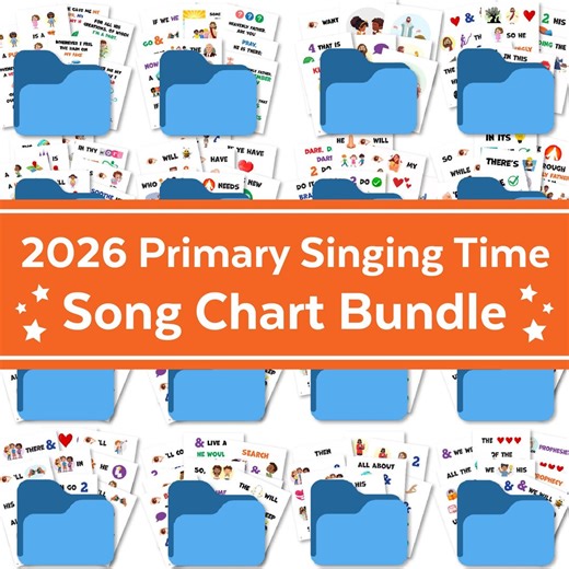 2026 LDS Primary Song Bundle | Printable Digital Download | 24 Songs | Singing Time | Old Testament | Family Home Evening (PDF & JPG) - Etsy