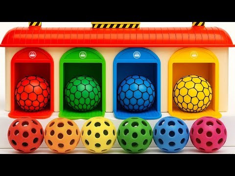 Satisfying Garage ASMR | Oddly Making Real Magic Garage from Mixing All Color Clay Balls Squish ASMR