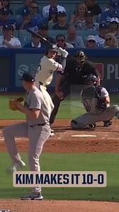 THE DODGERS CAME TO PLAY 💥 Hyeseong Kim homers and the Dodgers are up by TEN! | MLB
