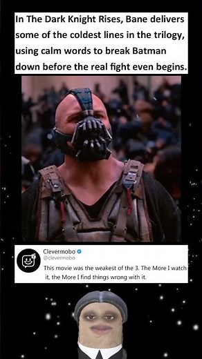 Bane hit Batman with some of the coldest dialogue in The Dark Knight trilogy #batman