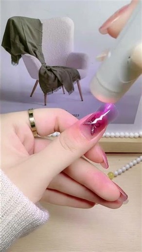 The Ultimate Jelly Butterfly Nails in 5 minutes! 💅✨