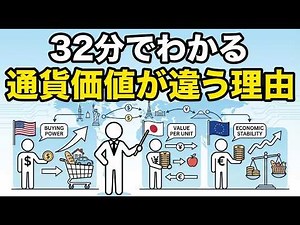 なぜ国によってお金の価値がすべて違うのか？ (32分で学ぶ為替レートのすべて)