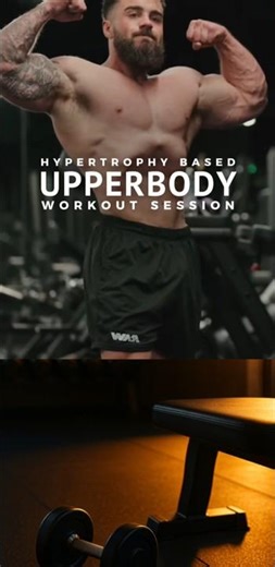 Upper Body Hypertrophy Workout (Low Volume, High Intensity)