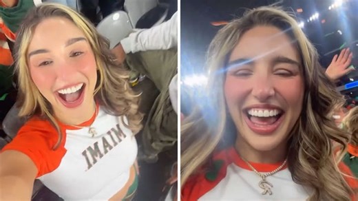 Abella Danger Goes Wild After Miami Beats Ole Miss, We're Going To The Natty!