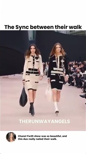 twos Icons, one walk #fashion #runway #model #shorts