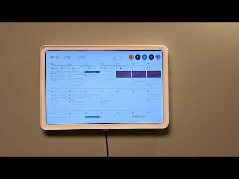 Making a DIY digital family calendar (my best project)