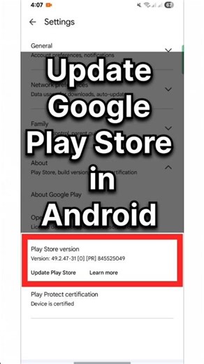 How to Update Google Play Store 2026 #shorts #viral