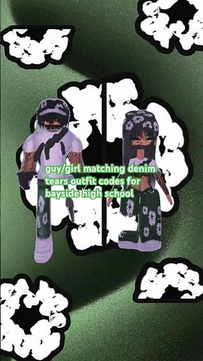 bayside highschool guy/girl matching fit codes #roblox #baysideonline #bayside #robloxcodes #fitcode