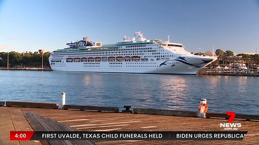 In another sign life is returning to normal cruising is finally back, after more than two years. P&O Cruises Australia's Pacific Explorer will soon depart Sydney heading for Brisbane but It won't be all smooth sailing with strong winds sweeping along the east coast. 7NEWS at 6pm. More local news: 7news.com.au/news/Sydney #PacificExplorer #7NEWS | 7NEWS Sydney