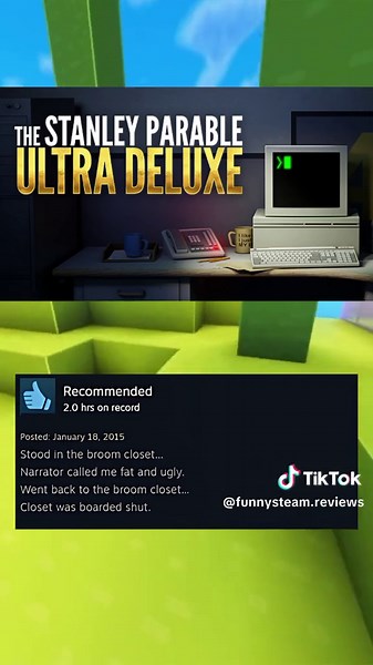 Funny Steam Reviews for The Stanley Parable Ultra Deluxe