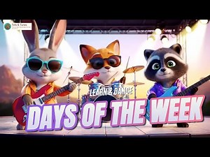 Days of the Week Song for Kids 🎵 Monday to Sunday Dance | Fun Nursery Rhyme for Toddlers | Days Song