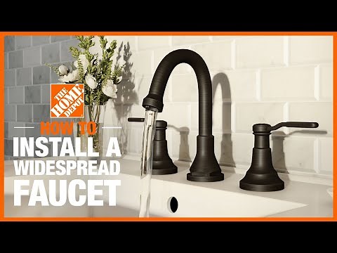 How to Install a Widespread Faucet