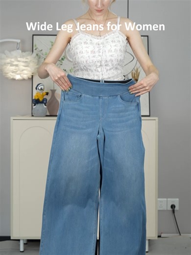 Womens wide leg jeans rock that vintage denim look, tossing a little nostalgia into any fit. Perfect for anyone obsessed with that grunge vibe.#wideleg#widelegpants#widelegjeans#jeans#outfitsinspo#ootd#outfitcheck#affordablefashion#womenjeans#fashioninspo#stretchyjeans#womensfashion#casualjeans#tiktokshopping#tiktokshop#womenjeans#fashion#fashiontiktok#stretchyjeans#streetwear#outdoorfun#ootdinspo#ootdfashion#workwear#TiktokshopStockUp#WeeklyDeals#loveatfirstfind#TikTokShopTheBigGame