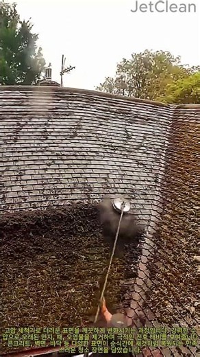 10초만에 10년 묵은 때 제거하기 #satisfying #cleaning #pressurewashing #powerwash #timelapse
