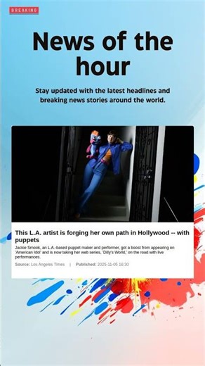 Breaking News: This L.A. artist is forging her own path in Hollywood -- with puppets #Hollywood