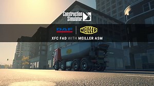 Let’s see the MEILLER ASM asphalt dumper in action! 🛣️ The DAF & MEILLER Pack for Construction Simulator is out now! | Construction Simulator