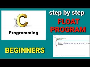 C language tutorial for beginners|FLOAT|C language in telugu|C language basics|C programming